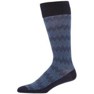 NEW Perry Ellis Portfolio Men's Socks Dark Sapphire Blue 7-12